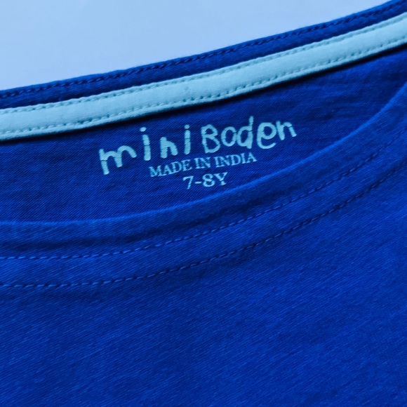 Mini Boden Ruffled Layered Tank Top Size 7 - 8 - Picture 4 of 5